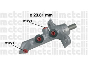 METELLI 05-0485 pagrindinis cilindras, stabdžiai 
 Stabdžių sistema -> Pagrindinis stabdžių cilindras
77 01 207 697, 77 01 207 697