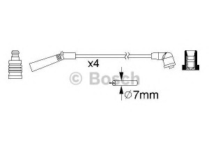 BOSCH 0 986 357 157 uždegimo laido komplektas 
 Kibirkšties / kaitinamasis uždegimas -> Uždegimo laidai/jungtys
MD180171, MD332243, MD332343, MD977423