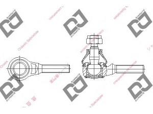 DJ PARTS DE1345 skersinės vairo trauklės galas 
 Vairavimas -> Vairo mechanizmo sujungimai
48810-84000, 48810-84001, 4881084000