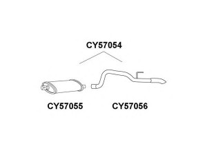 VENEPORTE CY57056 išleidimo kolektorius
4864279, 52018162
