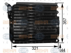 HELLA 8FC 351 300-681 kondensatorius, oro kondicionierius 
 Oro kondicionavimas -> Kondensatorius