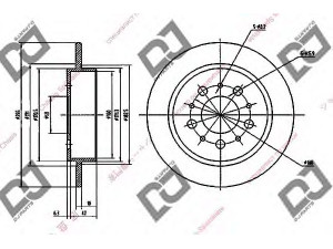 DJ PARTS BD1828 stabdžių diskas 
 Stabdžių sistema -> Diskinis stabdys -> Stabdžių diskas
13592902