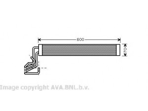 AVA QUALITY COOLING VW3264 alyvos aušintuvas, vairo sistema 
 Vairavimas -> Vairo pavara/siurblys
7L6422885, 7L6422885A, 7L6422885B