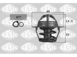 SASIC 3306012 termostatas, aušinimo skystis 
 Aušinimo sistema -> Termostatas/tarpiklis -> Thermostat
96143939, 96143939
