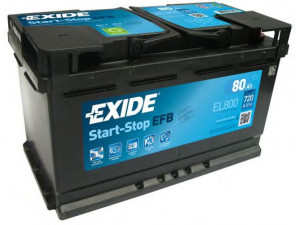 EXIDE EL800 starterio akumuliatorius; starterio akumuliatorius 
 Elektros įranga -> Akumuliatorius
28800-0R090, 51832154
