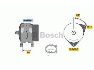 BOSCH 0 986 080 060 kintamosios srovės generatorius 
 Elektros įranga -> Kint. sr. generatorius/dalys -> Kintamosios srovės generatorius
504087183, 504087183