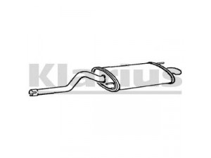 KLARIUS 230649 galinis duslintuvas 
 Išmetimo sistema -> Duslintuvas
6K9253609E, 6K9253609E, 6K9253609E