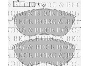 BORG & BECK BBP1754 stabdžių trinkelių rinkinys, diskinis stabdys 
 Techninės priežiūros dalys -> Papildomas remontas
77362196, 77364589, 9949279, 77362093