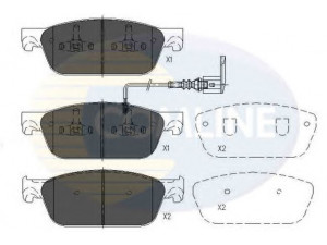 COMLINE CBP16002 stabdžių trinkelių rinkinys, diskinis stabdys 
 Techninės priežiūros dalys -> Papildomas remontas
7E0698151