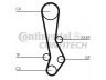 CONTITECH CT876 paskirstymo diržas 
 Techninės priežiūros dalys -> Papildomas remontas
1356870080, 1356870100, 1356879085
