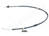 JAPANPARTS BC-590L trosas, stovėjimo stabdys 
 Stabdžių sistema -> Valdymo svirtys/trosai
MB520341, MB520641