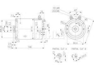 MAHLE ORIGINAL MM 286 elektrovariklis
