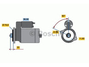 BOSCH 0 986 013 981 starteris 
 Elektros įranga -> Starterio sistema -> Starteris
28100 87710 000, 28100 87713 000