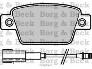 BORG & BECK BBP2325 stabdžių trinkelių rinkinys, diskinis stabdys 
 Techninės priežiūros dalys -> Papildomas remontas
77365809