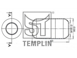ST-TEMPLIN 04.060.6006.520 dėklas, pneumatinė pakaba
0818 8539, 5003 01452, 9710 8363