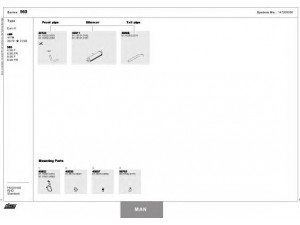 DINEX 147200006 išmetimo sistema 
 Išmetimo sistema -> Išmetimo sistema, visa