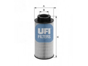 UFI 26.010.00 kuro filtras 
 Filtrai -> Kuro filtras
1459762, 1873016