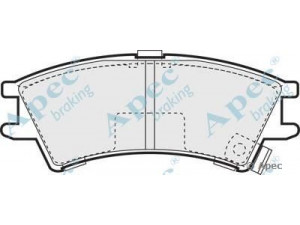 APEC braking PAD1017 stabdžių trinkelių rinkinys, diskinis stabdys 
 Techninės priežiūros dalys -> Papildomas remontas
5810102A00