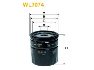 WIX FILTERS WL7074 alyvos filtras 
 Techninės priežiūros dalys -> Techninės priežiūros intervalai
276217536, 500217536, OK103, OK137