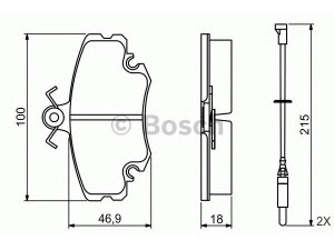 BOSCH 0 986 495 212 stabdžių trinkelių rinkinys, diskinis stabdys 
 Techninės priežiūros dalys -> Papildomas remontas
410602192R, 4250 41, 4250 70, 41 06 021 92R