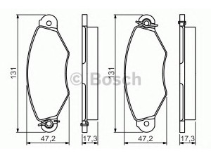BOSCH 0 986 495 235 stabdžių trinkelių rinkinys, diskinis stabdys 
 Techninės priežiūros dalys -> Papildomas remontas
1720 82, 4251 69, 4251 92, 4252 05