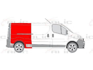 BLIC 6504-01-6061588P sparnas 
 Kėbulas -> Transporto priemonės galas -> Sparnas/montavimo dalys