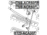 FEBEST TSB-ACR50FR skersinio stabilizatoriaus įvorių komplektas 
 Ašies montavimas/vairavimo mechanizmas/ratai -> Stabilizatorius/fiksatoriai -> Sklendės
48815-28190