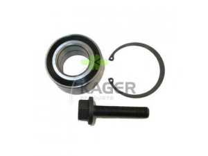 KAGER 83-0101 rato guolio komplektas 
 Ašies montavimas/vairavimo mechanizmas/ratai -> Rato stebulė/montavimas -> Rato guolis
7M0498625, 1001718, 1497386, 6M21-1A047-AA