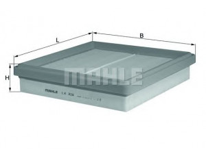 KNECHT LX 328 oro filtras 
 Filtrai -> Oro filtras
96411032700, 96411032701