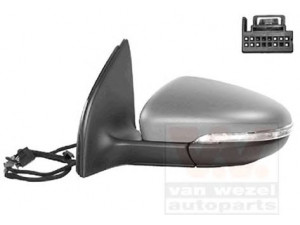 VAN WEZEL 5863817 išorinis veidrodėlis 
 Kėbulas -> Keleivių kabina -> Durys/dalys
5K0857507AD, 5K0857507AD9B9, 5K0857507N