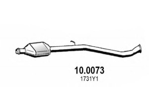 ASSO 10.0073 katalizatoriaus keitiklis 
 Išmetimo sistema -> Katalizatoriaus keitiklis
1731Y1, 1731Y1