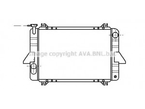 AVA QUALITY COOLING DN2088 radiatorius, variklio aušinimas 
 Aušinimo sistema -> Radiatorius/alyvos aušintuvas -> Radiatorius/dalys
21400C6010, 21400C6011, 21400C8200