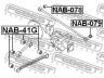FEBEST NAB-41G valdymo svirties/išilginių svirčių įvorė 
 Ašies montavimas/vairavimo mechanizmas/ratai -> Valdymo svirtis/pasukamosios svirties sujungimas -> Montavimas/sutvirtinimas
1954795, 55045-41G00