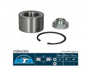 BTA H2R043BTA rato guolio komplektas
7701205417