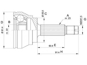 OPEN PARTS CVJ5012.10 jungčių komplektas, kardaninis velenas 
 Ratų pavara -> Sujungimai/komplektas
3099110, 6069110, 6079195, 6099110