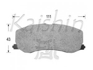 KAISHIN D9015 stabdžių trinkelių rinkinys, diskinis stabdys 
 Techninės priežiūros dalys -> Papildomas remontas
5580060G00