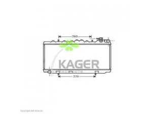 KAGER 31-0250 radiatorius, variklio aušinimas 
 Aušinimo sistema -> Radiatorius/alyvos aušintuvas -> Radiatorius/dalys
2141065C01