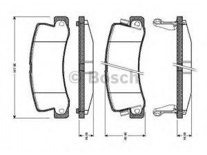 BOSCH 0 986 TB2 110 stabdžių trinkelių rinkinys, diskinis stabdys 
 Techninės priežiūros dalys -> Papildomas remontas
04491 33070, 04492 20022, 04492 20061