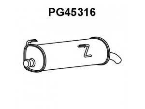 VENEPORTE PG45316 galinis duslintuvas 
 Išmetimo sistema -> Duslintuvas
1726NY, 1726TL, 1726TN, 1726Y2