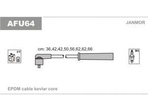 JANMOR AFU64 uždegimo laido komplektas 
 Kibirkšties / kaitinamasis uždegimas -> Uždegimo laidai/jungtys
60566481, 60566483, 60590964, 60600766