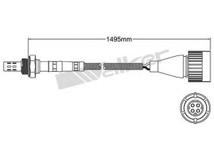 WALKER PRODUCTS 250-24382 lambda jutiklis 
 Variklis -> Variklio elektra
11 78 1 720 537