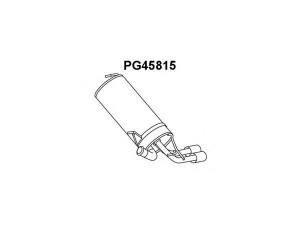 VENEPORTE PG45815 galinis duslintuvas 
 Išmetimo sistema -> Duslintuvas
1726PZ