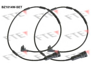 FTE BZ1014W-SET įspėjimo kontaktas, stabdžių trinkelių susidėvėjimas 
 Stabdžių sistema -> Susidėvėjimo indikatorius, stabdžių trinkelės
12 38 349, 90 335 785, 90 335 785