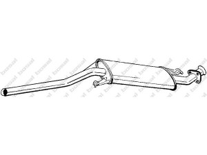 BOSAL 281-101 vidurinis duslintuvas 
 Išmetimo sistema -> Duslintuvas
4A0 253 409 R