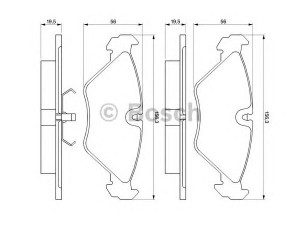 BOSCH 0 986 461 766 stabdžių trinkelių rinkinys, diskinis stabdys 
 Techninės priežiūros dalys -> Papildomas remontas
5055769, 50 55 769, 89 68 976, 89 93 719
