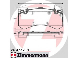 ZIMMERMANN 24847.170.1 stabdžių trinkelių rinkinys, diskinis stabdys 
 Techninės priežiūros dalys -> Papildomas remontas
4G0698151F, 4H0698151F, 4H0698151J