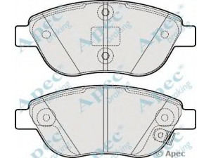 APEC braking PAD2000 stabdžių trinkelių rinkinys, diskinis stabdys 
 Techninės priežiūros dalys -> Papildomas remontas
77366534