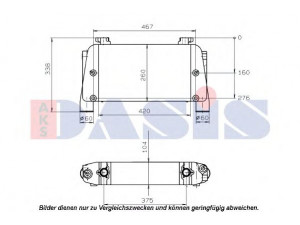AKS DASIS 266012N alyvos aušintuvas, lėtintuvas