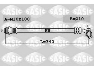 SASIC 6606220 stabdžių žarnelė 
 Stabdžių sistema -> Stabdžių žarnelės
1379915, 1380834, 1436637, 1452069