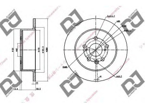 DJ PARTS BD1448 stabdžių diskas 
 Dviratė transporto priemonės -> Stabdžių sistema -> Stabdžių diskai / priedai
4243120300, 4243120320, 4243120330